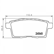 2454501 Pastilla de Freno Posterior