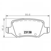 2313805 Pastilla de Freno Posterior