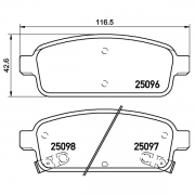 2509681 Pastilla de Freno Epad Delantera
