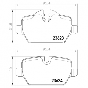 2362381 Pastilla de Freno Epad Delantera