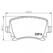 2391481 Pastilla de Freno Epad Delantera
