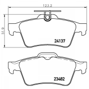 2413781 Pastilla de Freno Epad Posterior
