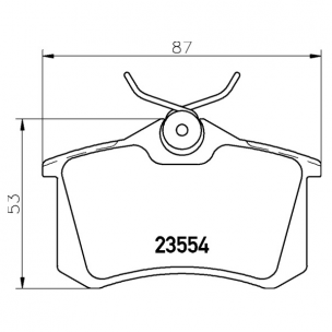 2355481 Pastilla de Freno Epad Posterior
