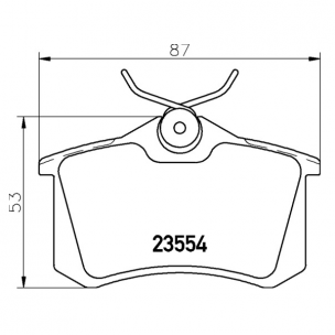 2355482 Pastilla de Freno Epad Posterior