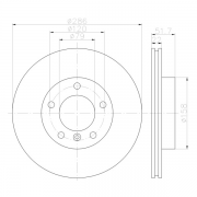 92055603 Disco de Freno PRO Ventilado Delantero