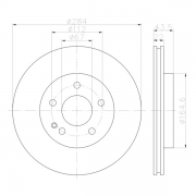 92059403 Disco de Freno PRO Ventilado Delantero