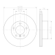 92075005 Disco de Freno PRO Ventilado Delantero