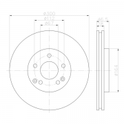 92106005 Disco de Freno PRO Ventilado Delantero