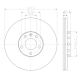92106103 Disco de Freno PRO Ventilado Delantero