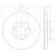92121805 Disco de Freno PRO Ventilado Delantero Derecho