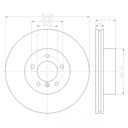 92122603 Disco de Freno PRO Ventilado Delantero