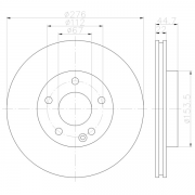 92131903 Disco de Freno PRO Ventilado Delantero
