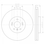92150603 Disco de Freno PRO Ventilado Delantero