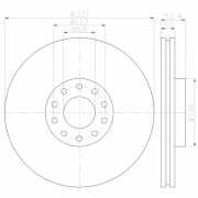92154703 Disco de Freno PRO Ventilado Delantero
