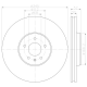 92229203 Disco de Freno PRO Ventilado Delantero