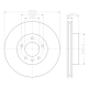 92121500 Disco de Freno Ventilado Delantero Izquierdo