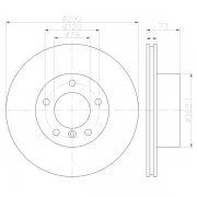 92132803 Disco de Freno Ventilado Delantero