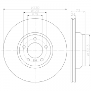 92137803 Disco de Freno&nbsp;PRO Ventilado Delantero