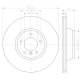 92137803 Disco de Freno PRO Ventilado Delantero
