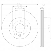 92228903 Disco de Freno&nbsp;PRO Ventilado Delantero