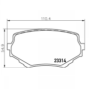 2331401 Pastilla de Freno Delantera