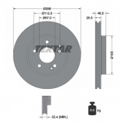 92105905 Disco de Freno  Delantero Ventilado