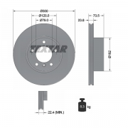 92137703 Disco de Freno  Delantero Ventilado