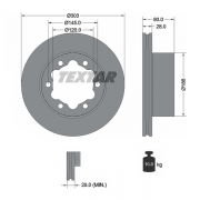 93143403 Disco de Freno Ventilado Posterior