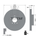 92160805 Disco de Freno PRO Ventilado Delantero