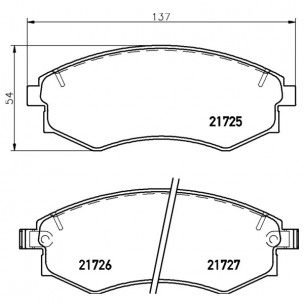 Pastilla de Freno Delantera