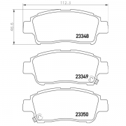 2334803 Pastilla de Freno Delantera