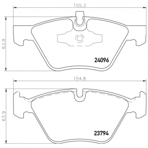 2409681 Pastilla de Freno Epad Delantera