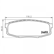 2465301 Pastilla de Freno Posterior