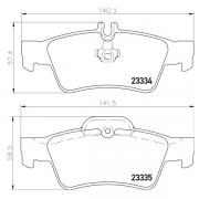 2333403 Pastilla de Freno Posterior