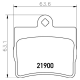 2190003 Pastilla de Freno Posterior